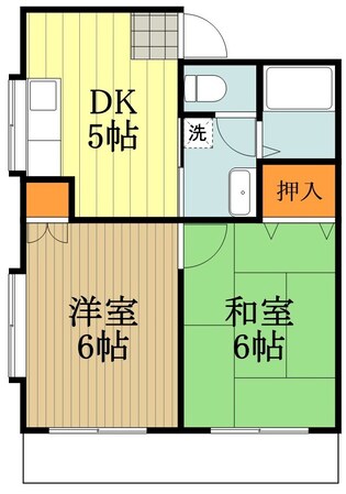 グリーンハイツの物件間取画像